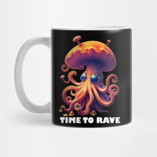 Techno T-Shirt - Time to Rave - Catsondrugs.com - Techno, rave, edm, festival, techno, trippy, music, 90s rave, psychedelic, party, trance, rave music, rave krispies, rave flyer T-Shirt T-Shirt T-Shirt Mug